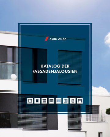 Żaluzje fasadowe – okładka katalogu