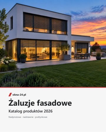 Żaluzje fasadowe – okładka katalogu