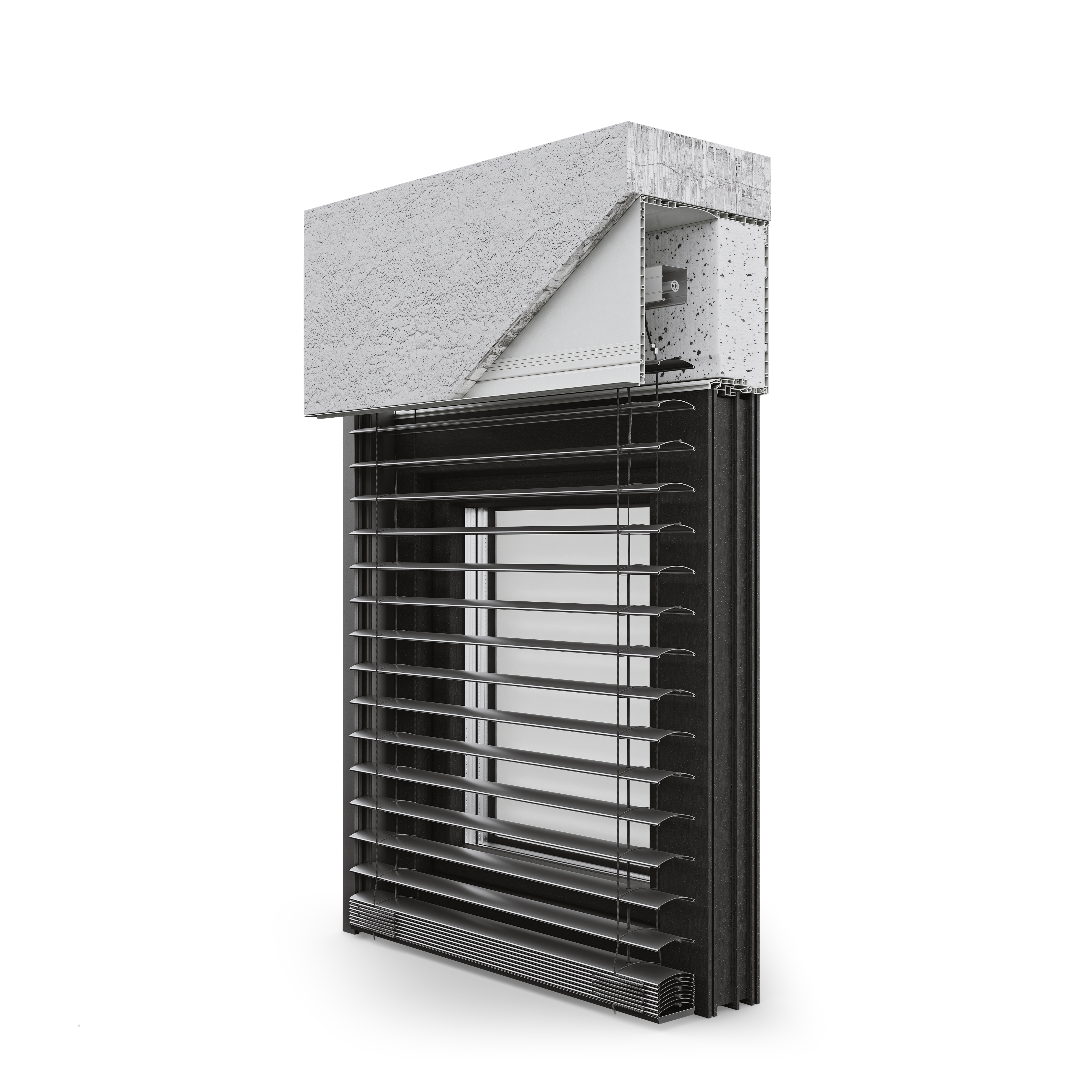 Elite XT Aufsatz-Żaluzje fasadowe