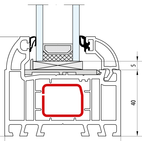 IDEAL 70/4000 Casement – Rama 60 mm